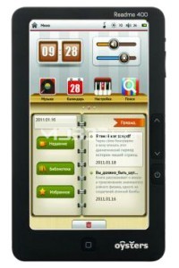 OYSTERS README 400 specifikacije