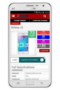 SAMSUNG GALAXY J2 SM-J200G specs
